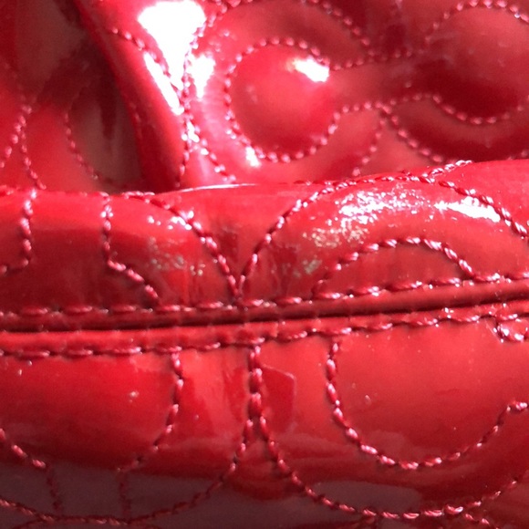 Coach red patent small purse - Picture 4 of 6